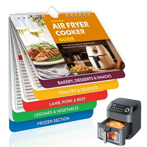 Goltmeltair Fryer Magnetic Cookbook Magnetic Cheat Sheet Airfryer ...