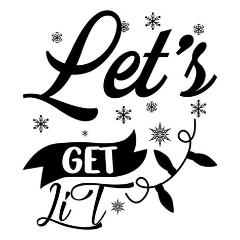 Lets get lit | Premium Vector