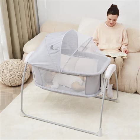 Lullabies Smart Baby Cradle - Electric Cradle for Babies With 4 in 1 ...