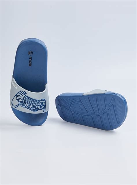 Buy Boys Textured Sliders Online at just Rs. 399.0 - 1000015140714 ...