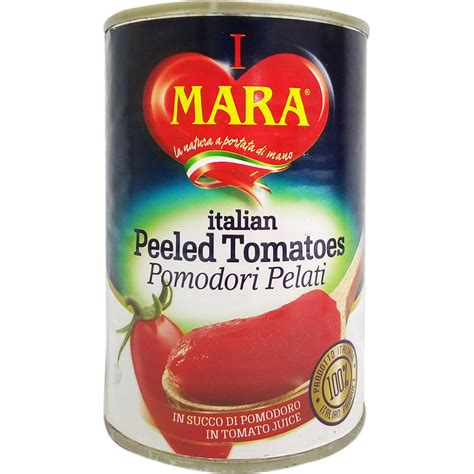 Mara Italian Peeled Tomatoes in Tomato Sauce, 400g Tin : Amazon.in ...