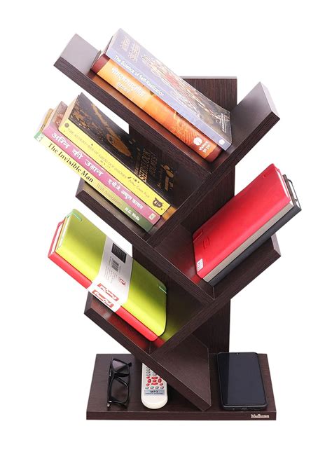 Madhuran Engineering Wood Studio Shelf, Bookcase, Space Saving Table ...