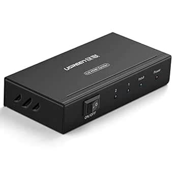 UGREEN 40201 1 x 2 HDMI Amplifier Splitter - Black : Amazon.in: Electronics