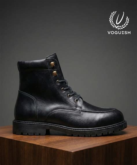 Leather Casual Boot Moc Toe - 3003 – Voguish
