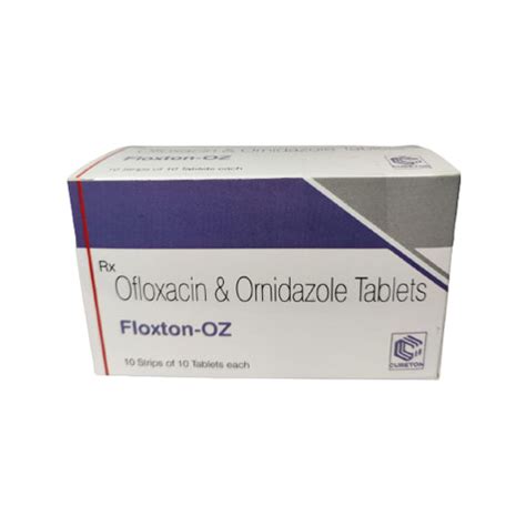 Ofloxacin50mg+Ornidazole125mg Tablets Manufacturer & Supplier