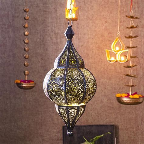 Buy Divine T-Light Hanging Lantern Online in India - Mypoojabox.in