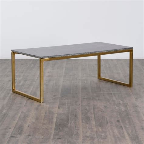 Buy Aprilla Rectangular Coffee Table - Gold from Home Centre at just ...