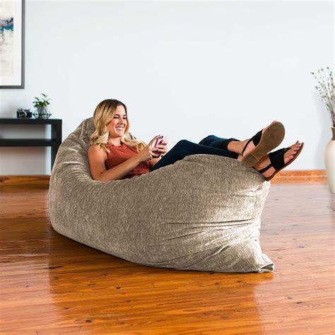 Buy Jaxx Bean Bags Jaxx 5.5 ft Saxx Bean Bag Pillow, Premium Chenille ...