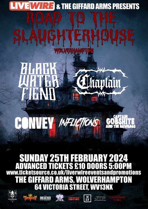 LiveWire presents Road to the Slaughter House, The Giffard Arms ...