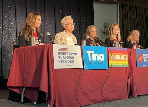 Democratic Oregon governor nominee Tina Kotek argues for gun safety at ...