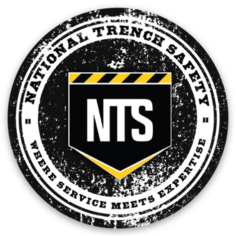 NTS black round by National Trench Safety | Circle stickers | Sticker ...