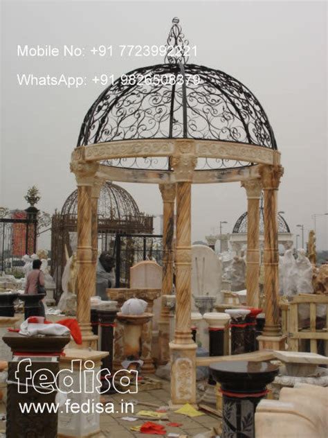 Marble Gazebo, Pergolas And Gazebos Luxury Steel Framed Gazebo ...