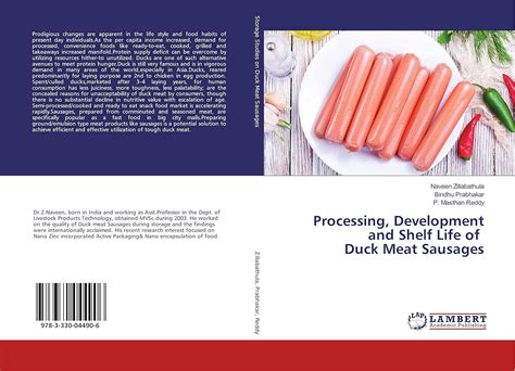 Processing, Development and Shelf Life of Duck Meat Sausages : P ...