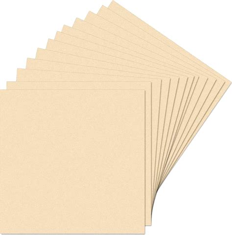 Designers Point Wood MDF Board Sheets, 2mm-16x12-inch - Pack of 6 ...