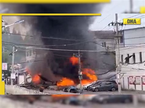 Watch: Chinese air force fighter jet crashes into homes during training ...