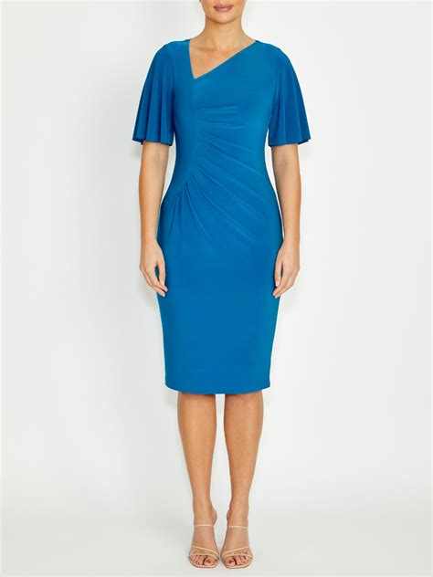 Women's Jersey Dress in Blue | Viviana