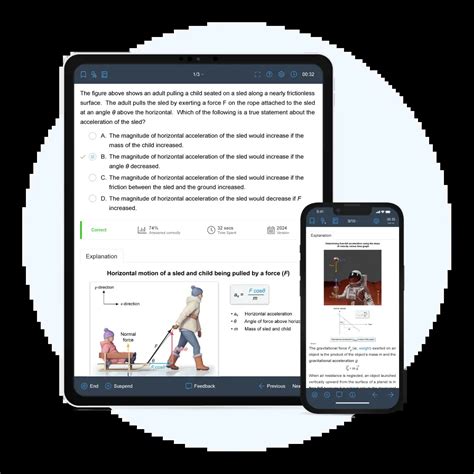 AP® Physics 1 Practice Test & Exam Question Bank (QBank)