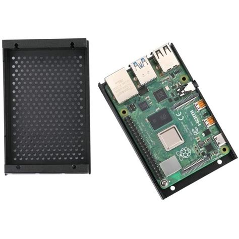 Raspberry Pi 4 Case RPI 4 Aluminum Case RPI 4B Metal Shell Black ...