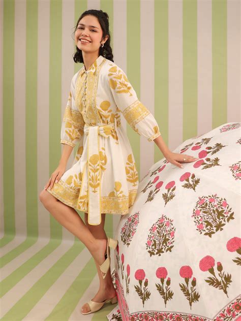 Shop Traditional Jaipuri Cotton Print Maxi Dresses Online | Jaipur Morni