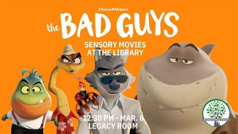 Sensory Movies at the Library: The Bad Guys (PG), Shelby Township ...