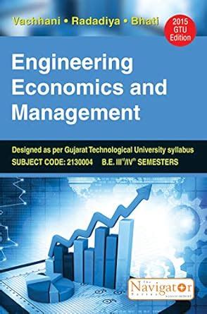 Buy Engineering Economics and Management - GTU Edition (Navigator ...