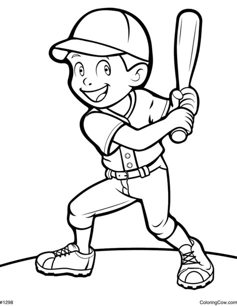 Baseball Player Coloring Pages Printable 的图像结果