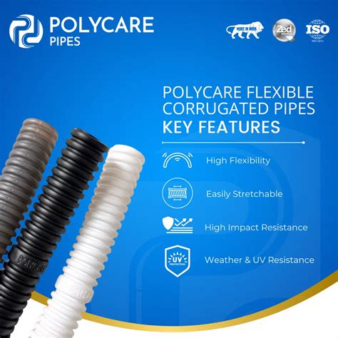 Flexible Conduit Pipe - Polycare Pvc Corrugated Flexible Pipe Trader ...