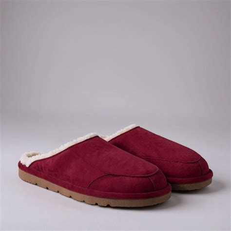 Burgundy Suede Leather Eliana Fur Lined Slippers – Costoso Italiano