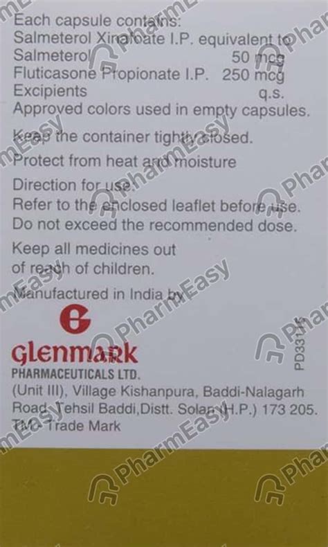 Airtec Sf 250mcg Instacap 30'S: Uses, Side Effects, Price & Dosage ...