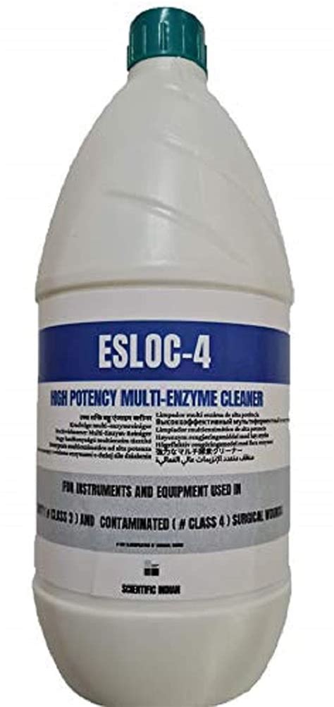 Scientific Indian I ESLOC-4 Cleaning and Disinfectant Solution for ...