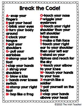 Image result for Writing Movement Code