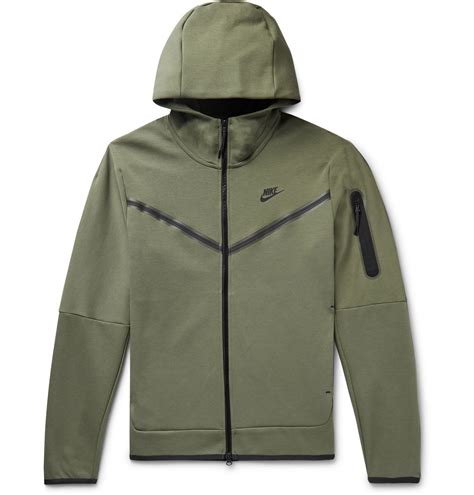 Nike - Sportswear Tech Fleece Zip-Up Hoodie - Green Nike