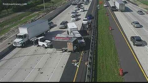 Massive four-vehicle crash forced temporary shut down of I-95 South in ...