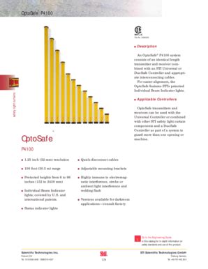 Fillable Online An OptoSafe P4100 system Fax Email Print - pdfFiller
