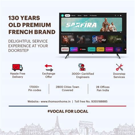 Thomson TV 108 cm (43 inch) QLED Ultra HD (4K) Smart JioTele OS TV 2025 ...
