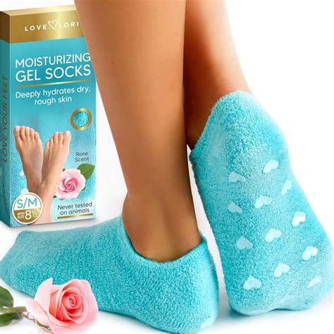 Moisturizing Silicone Spa Gel Socks For both Women & Men - Repairing D ...