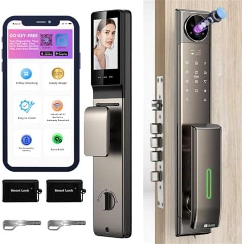 Golens Alloy Steel X10 Luxury Smart Door Lock,Digital Door Lock 3D Face ...