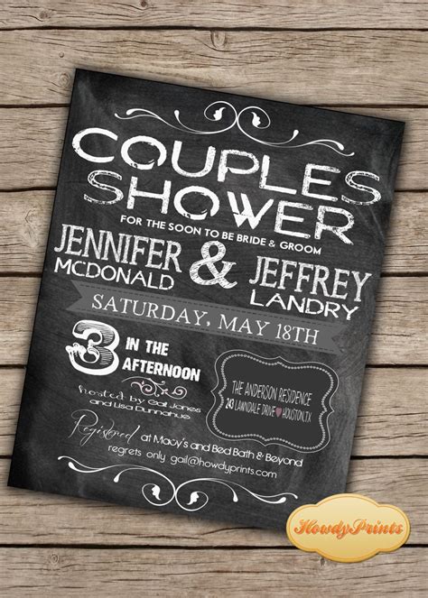 Couples Shower Invitations Wording at Amelia Frances blog