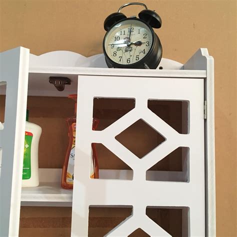 Bathroom CNC Wall Mounted PVC Storage Cabinet Furniture For Bathroom B ...
