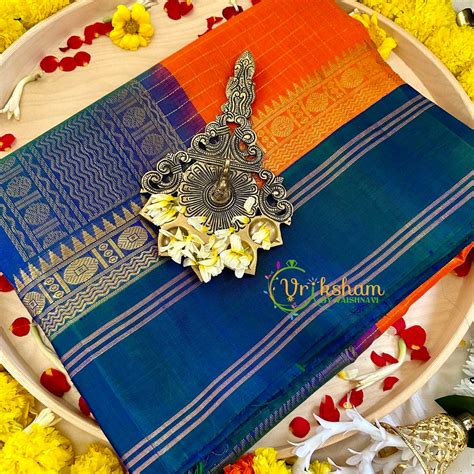 Silk Cotton Saree -VS3189 – vrikshamindia