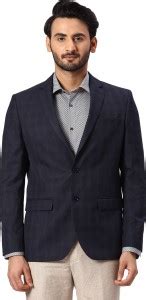 PARK AVENUE Checkered Single Breasted Formal Men Blazer - Buy PARK ...