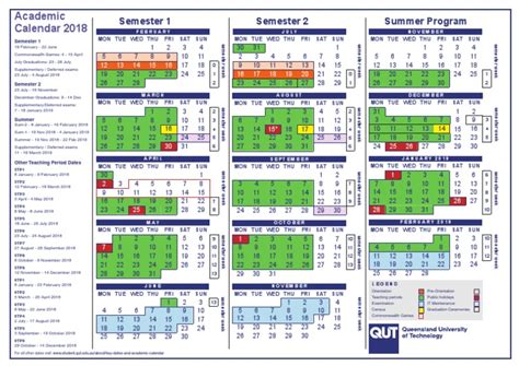 Qu Academic Calendar - Printable Word Searches