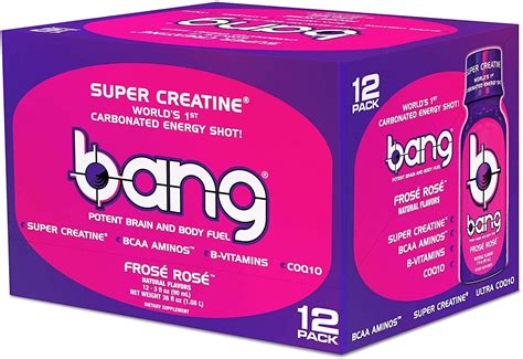Buy VPX Bang Shot World's First Carbonated Energy Shot - Frose Rose ...