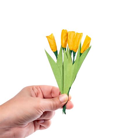 Yellow Handcrafted Flowers