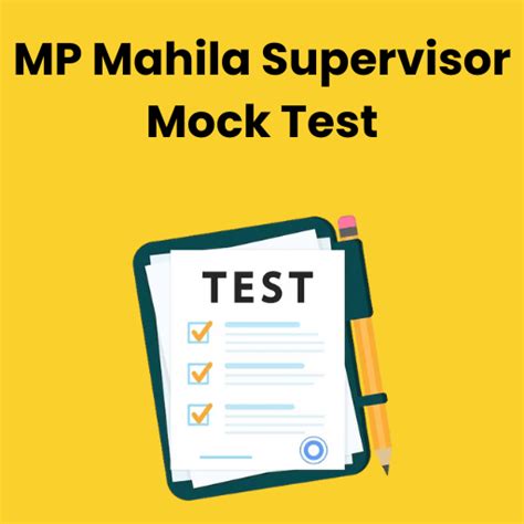 MP Mahila Supervisor (Paryavekshak) Mock Test Series