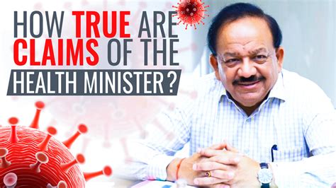 How True Are Claims of the Health Minister? | NewsClick