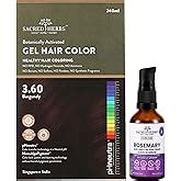 SACRED HERBS Ammonia & PPD Free Natural Organic Gel Hair Color for Men ...
