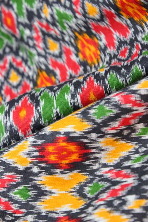 Stylish Red & Black Double Ikat Cotton Jacket