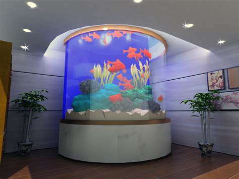 大型亚克力鱼缸 海鲜鱼缸 酒店海鲜鱼缸 实木鱼缸