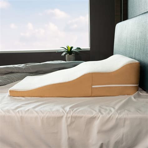 Buy Avana Contoured Bed Wedge Support Pillow with Gel-Infused Memory ...